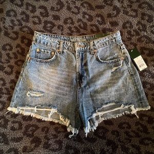 Wild Fable Distressed Medium Wash Jean Shorts